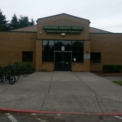 Propstra Aquatic Center - Separate building for swimming.