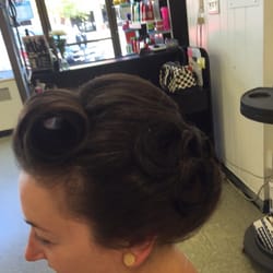 All About You - An updo for a beautiful bride.