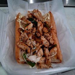 Abu Crispy - Philly chicken sandwich