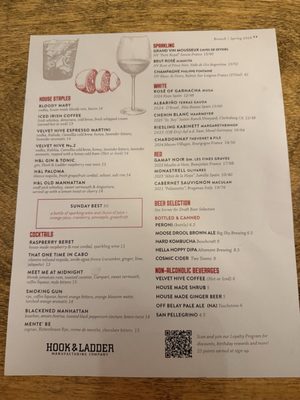 Menu photo 1 Hook & Ladder Manufacturing Sacramento, CA