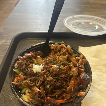ANB Teriyaki Grill - Half half veggie bowl - Japanese Near Me - Orange, California ANB Teriyaki Grill - Half half veggie bowl - Japanese Near Me - Orange, California