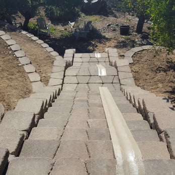Vindel's Construction - Recent work by Vindel Construction in my backyard. - Masonry/Concrete Near Me