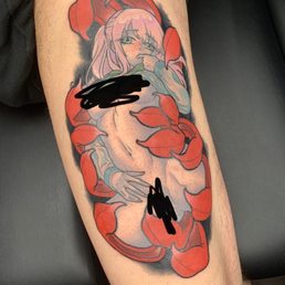 My thigh tattoo. My thigh tattoo.