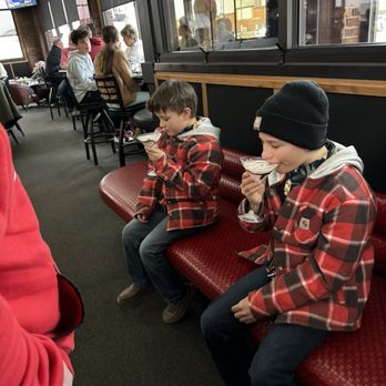 North 40 Chophouse - Boys enjoying a milk martinis. - Steakhouses Near Me - North Platte, Nebraska