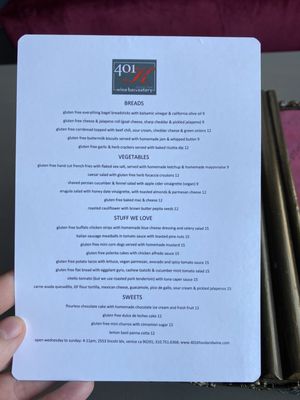Menu photo 8 401K Food & Wine Venice, CA Menu photo 8 401K Food & Wine Venice, CA