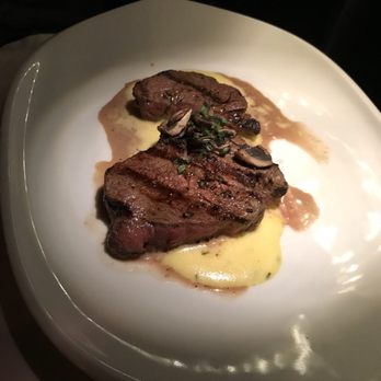 El Gaucho - Filet mignon medallions with béarnaise sauce and mixed mushrooms. Delicious! Check out that lighting - Steakhouses Near Me - Seattle, Washington El Gaucho - Filet mignon medallions with béarnaise sauce and mixed mushrooms. Delicious! Check out that lighting - Steakhouses Near Me - Seattle, Washington