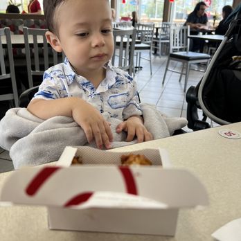 Chick-fil-A - Loves his nuggets! Chick-fil-A Nuggets - Fast Food Near Me - Azusa, California