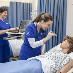 Stanbridge University - Nursing students practice essential skills in our three Nursing Skills Labs.