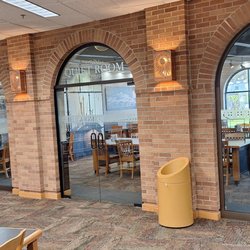 Brownsville Main Library - This is the entrance to the large "Quiet Room."  It has many tables, an airy feel, and it was indeed quiet