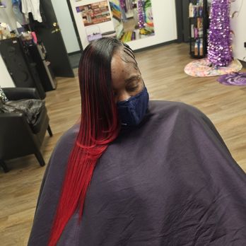 Tina Styles - Quick weave with braids on one side - Hair Stylists Near Me - Minneapolis, Minnesota Tina Styles - Quick weave with braids on one side - Hair Stylists Near Me - Minneapolis, Minnesota