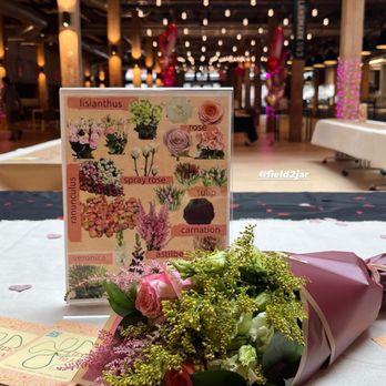 Field To Jar - info page and finished bouqet - Floral Designers Near Me