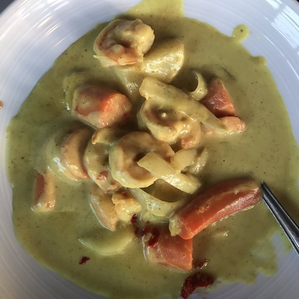 Thai Orchid - Yellow curry with shrimp - Thai Near Me - Campbell, California Thai Orchid - Yellow curry with shrimp - Thai Near Me - Campbell, California