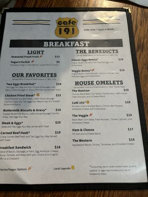 Menu photo 1 Cafe 191 Gallatin Gateway, MT