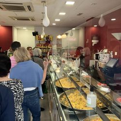 The line on Saturdays is always long because no one wants to cook for family lunch.