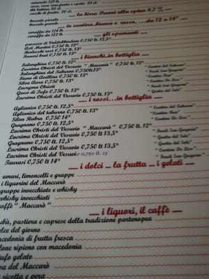 Menu photo 3 Maccarò Naples, NA