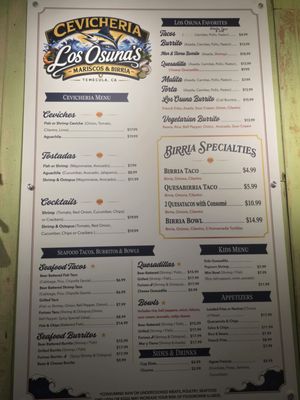 Menu photo 2 Cevicheria Los Osuna’s Temecula, CA Menu photo 2 Cevicheria Los Osuna’s Temecula, CA