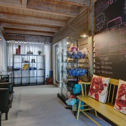 Fusion Yoga & Wellness - The Breezeway waiting area