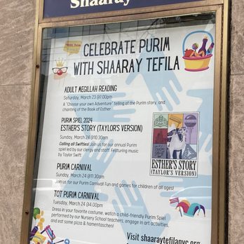 Temple Shaaray Tefila - 03/17/24 - Synagogues Near Me - New York, New York Temple Shaaray Tefila - 03/17/24 - Synagogues Near Me - New York, New York