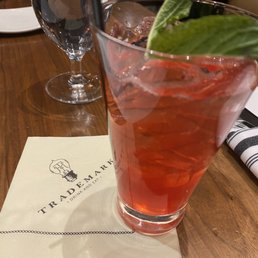 Raspberry mojito drink special!
