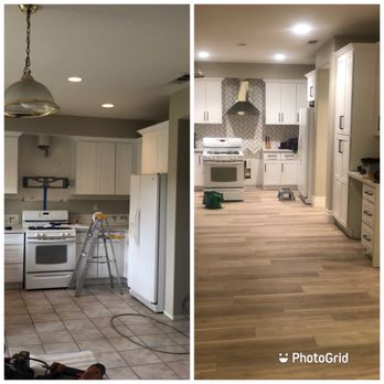 Ortega's Painting - Kitchen - Flooring Near Me