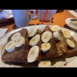 Banana bread French toast Banana bread French toast
