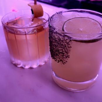 Hidden Bar - Hidden old fashioned and mezcal Rita - Speakeasies Near Me - Houston, Texas