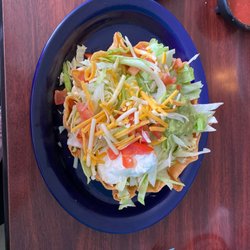 Shooterz Sports Bar & Grill - Shredded chicken taco salad.