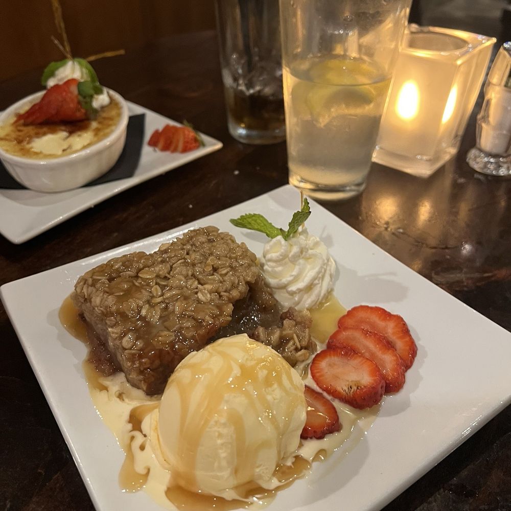 Carvers Steaks & Seafood - Creme brûlée and apple crisp - Steakhouses Near Me - Sandy, Utah Carvers Steaks & Seafood - Creme brûlée and apple crisp - Steakhouses Near Me - Sandy, Utah