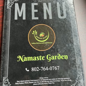 Namaste Garden - Menu - Indian Near Me - Essex Junction, Vermont Namaste Garden - Menu - Indian Near Me - Essex Junction, Vermont