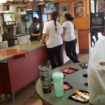 Taco Bell - My cashier looked miserable today. Perhaps she is thinking of a career change. - Fast Food Near Me - Reston, Virginia Taco Bell - My cashier looked miserable today. Perhaps she is thinking of a career change. - Fast Food Near Me - Reston, Virginia