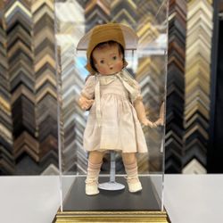Art House Custom Framing - Antique Doll Display Case