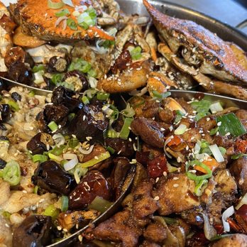 Good Harvest - Combo mix & match (chili shrimp and blue crab, golden pepper flounder, spicy diced chicken) - Chinese Near Me - Doraville, Georgia Good Harvest - Combo mix & match (chili shrimp and blue crab, golden pepper flounder, spicy diced chicken) - Chinese Near Me - Doraville, Georgia