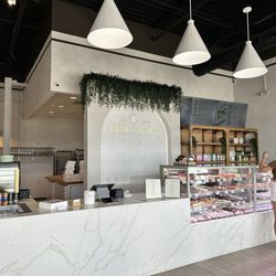 Créme de la Créme Bakery & Cafe - View coming into the bakery & cafe.