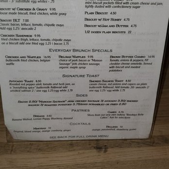 Brown Butter - Menu - Coffee & Tea Near Me - Brooklyn, New York