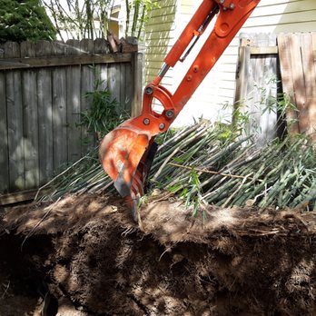 PC Landscape Services - an excavator digging a pile of dirt - Landscaping Near Me PC Landscape Services - an excavator digging a pile of dirt - Landscaping Near Me