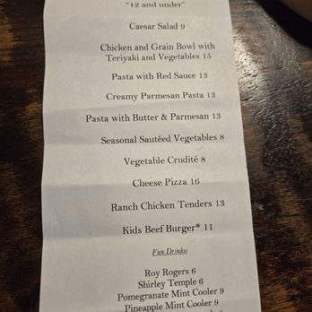 Patrona - Kids menu - New American Near Me - Ukiah, California Patrona - Kids menu - New American Near Me - Ukiah, California