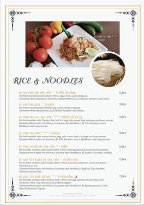 Menu photo 5 Thai Thai Two By Cherry Ramstein-Miesenbach, RP