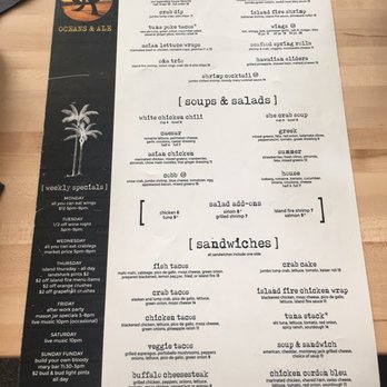 Oceans & Ale - Seafood Near Me - Williamsburg, Virginia
