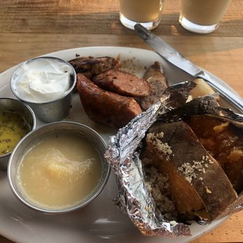Sagebrush BBQ & Grill - Wild Game Sausage Platter - Barbeque Near Me - Grand Lake, Colorado