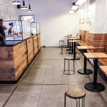 Seven Grams Caffe - decent amount of work space http://www.twentybeforetwenty.com/blog/2015/8/24/caf-watch-seven-grams-caff - Coffee & Tea Near Me - New York, New York