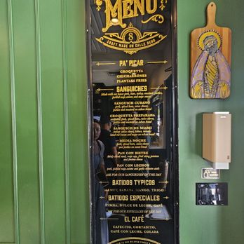 Sanguich - Menu - Cuban Near Me - Miami, Florida