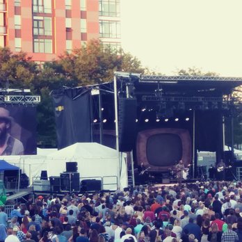 Breese Stevens Field - Ray LaMontagne and the stage setup - Parks Near Me - Madison, Wisconsin
