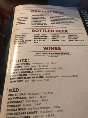 Menu photo 3 Bricks on Boundary Beaufort, SC