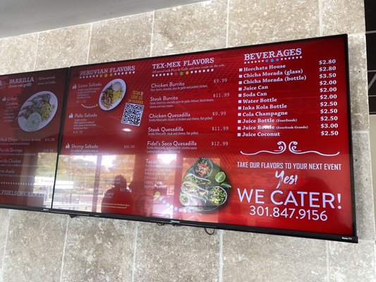 Menu photo 4 Fidel’s Peruvian Chicken Colesville, MD