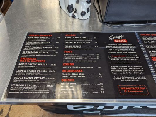 Menu photo 8 Swagyu Burger - Poway Poway, CA