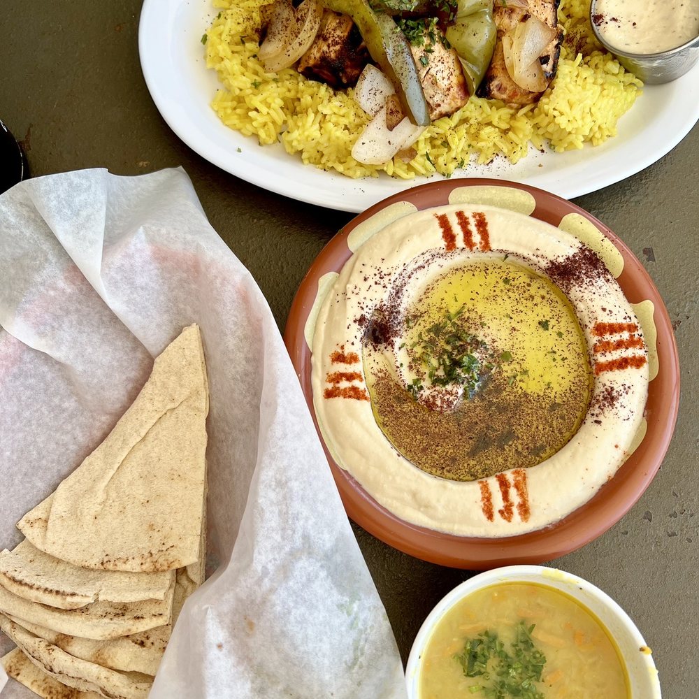 Shish Grill - Chicken kabob plate, hummus, and lentil soup - Mediterranean Near Me - San Ramon, California Shish Grill - Chicken kabob plate, hummus, and lentil soup - Mediterranean Near Me - San Ramon, California
