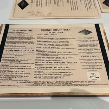The Corner Craft Kitchen & Bar - Menu as of 21Jun2026 at 20:08 - New American Near Me - Pasadena, California The Corner Craft Kitchen & Bar - Menu as of 21Jun2026 at 20:08 - New American Near Me - Pasadena, California