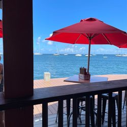 Shupe's - View from inside patio of bay