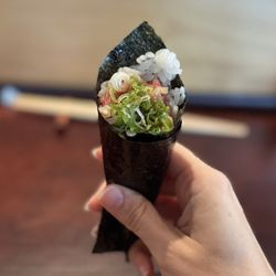 Sushi Kashiba - Summer 2025 omakase - tuna hand roll