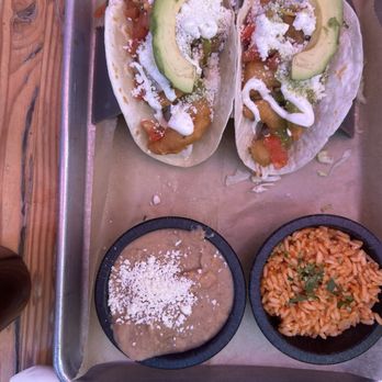 Loco Patron - Fried Loaded Smashed Potatoes refried beans and Spanish rice - Sports Bars Near Me - Scottsdale, Arizona